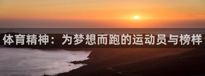 悟空体育官网入口：体育精神：为梦想而跑的运动员与榜样